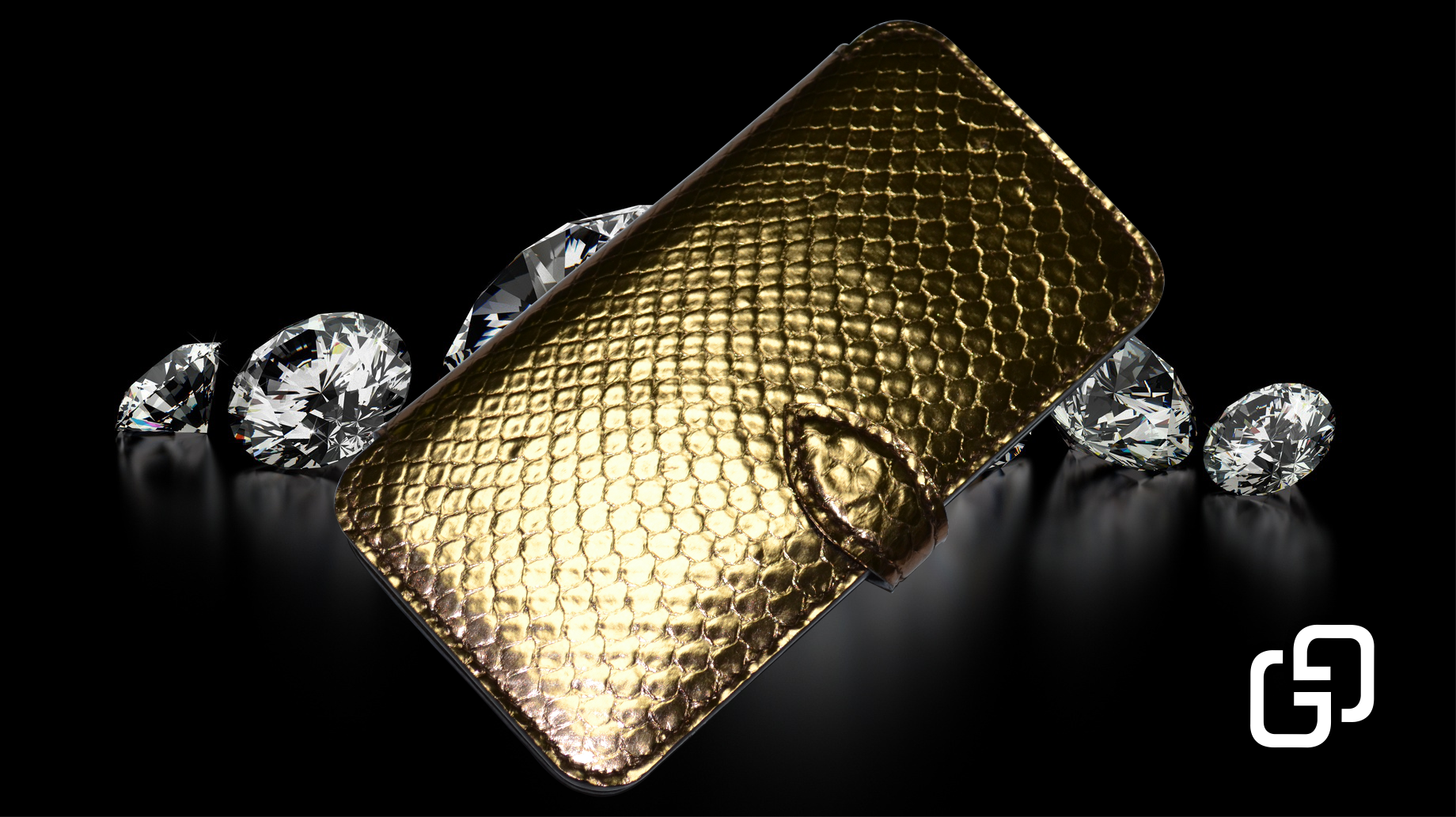Case (чехол) GG® Для iPhone Xs/11/12 Pro (Bronza Piton) 2020 натуральная кожа питона